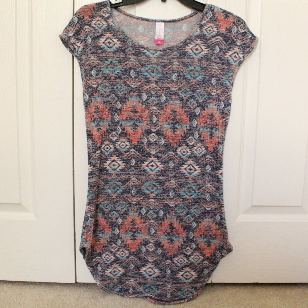 No Boundaries Short Sleeve Women's Knitted Top